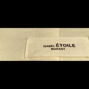 Acid wash denim jacket.